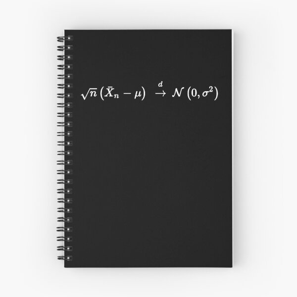 Item preview, central limit theorem, math, probability and statistics basics dark version designed and sold by NoetherSym.
