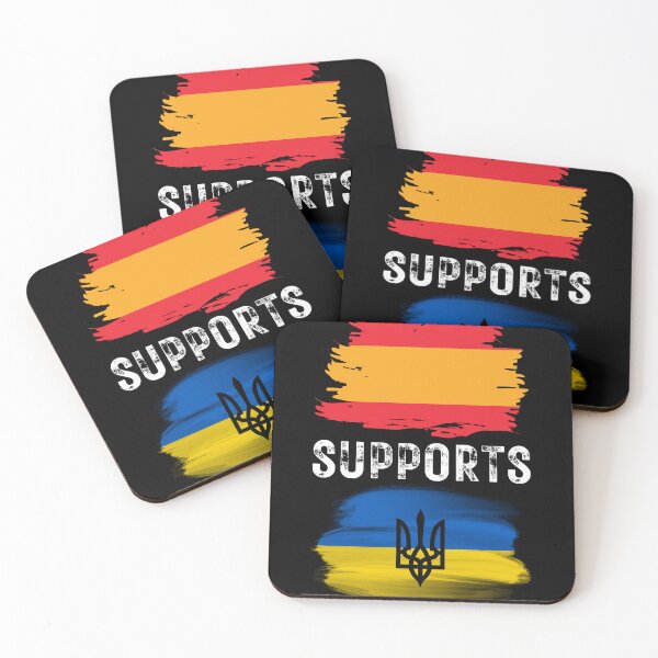 Item preview, Spain Supports Ukraine t-Shirt , Support Ukraine designed and sold by zoonix.