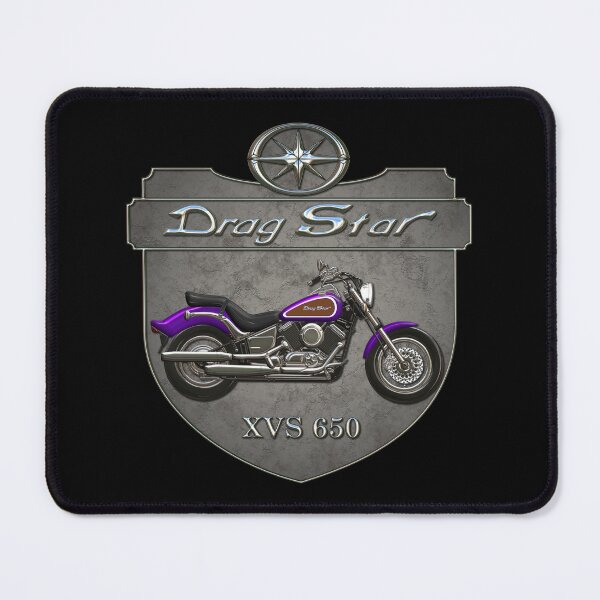 Item preview, Concrete Shield Drag Star XVS 650 Purple designed and sold by KlaraBubble.