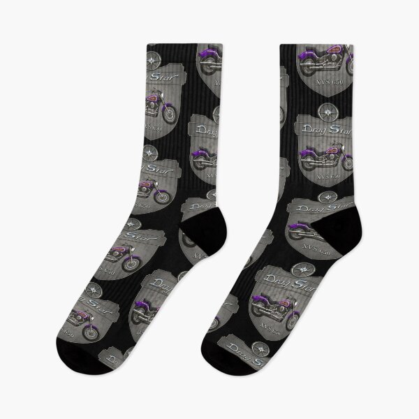 Item preview, Concrete Shield Drag Star XVS 650 Purple designed and sold by KlaraBubble.