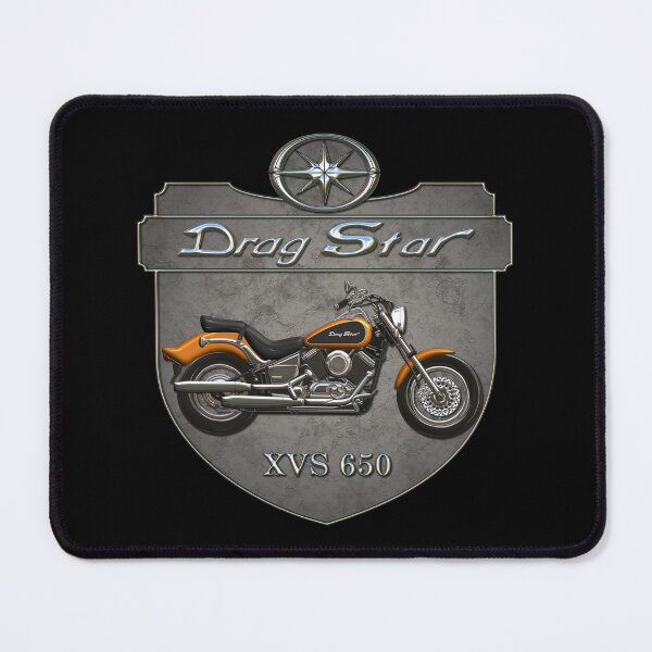 Item preview, Concrete Shield Drag Star XVS 650 Orange designed and sold by KlaraBubble.