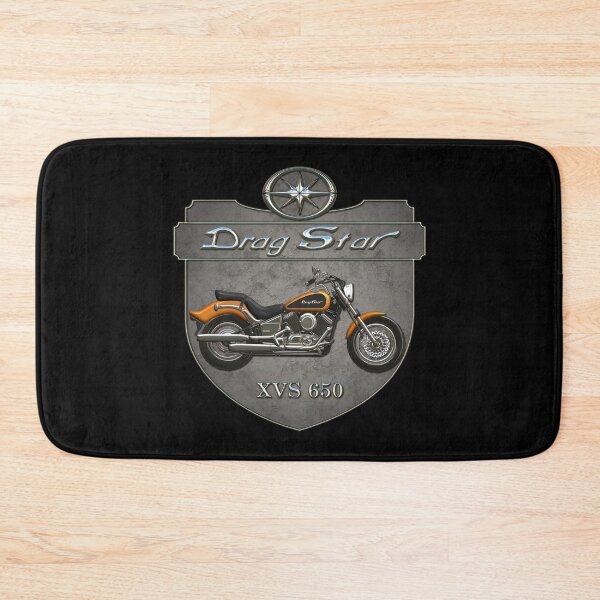 Item preview, Concrete Shield Drag Star XVS 650 Orange designed and sold by KlaraBubble.