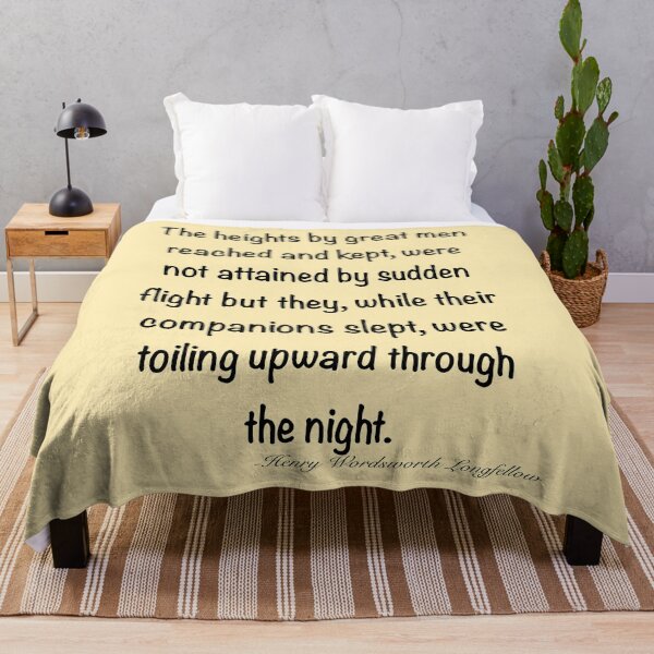Item preview, Inspirational motivational affirmation, The heights by great men reached and kept designed and sold by Artonmytee.