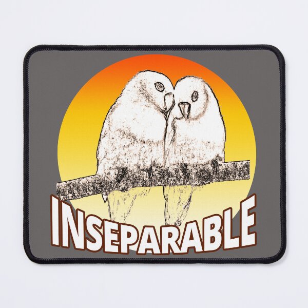 Item preview, Inseparable Love Birds - Couples, sweethearts, and lovers designed and sold by Tatzki-Design.