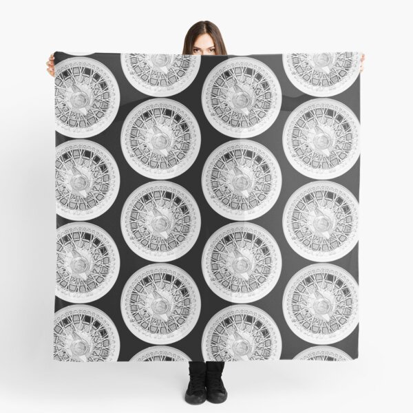 Item preview, British 1950s classic car wire wheel pencil monochrome designed and sold by soitwouldseem.