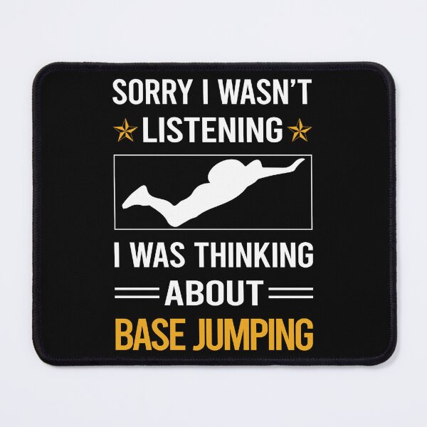 Item preview, Funny Listening Base Jumping designed and sold by fatherbarliman.