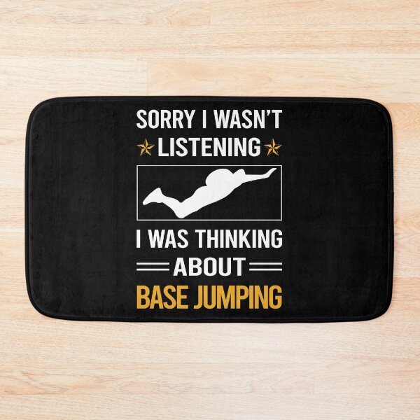 Item preview, Funny Listening Base Jumping designed and sold by fatherbarliman.