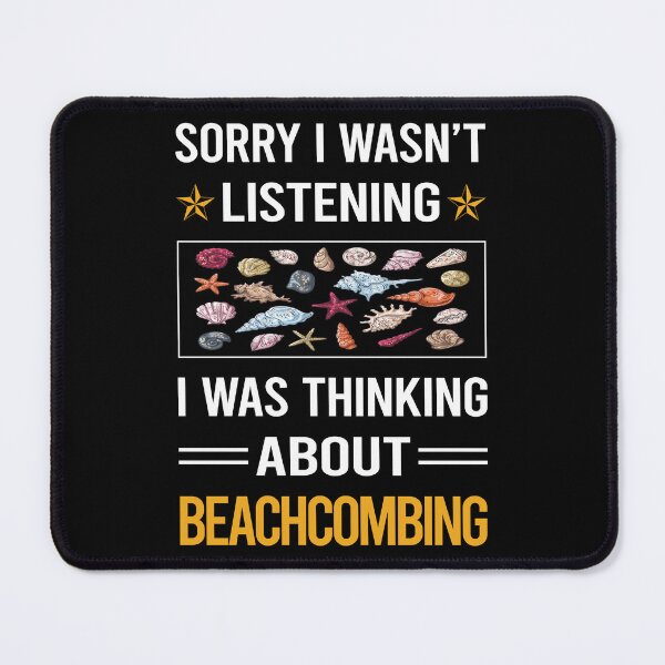 Item preview, Funny Listening Beachcombing Beachcomber designed and sold by fatherbarliman.