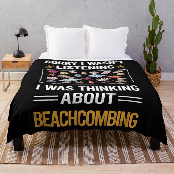 Item preview, Funny Listening Beachcombing Beachcomber designed and sold by fatherbarliman.