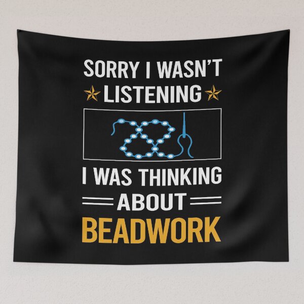 Item preview, Funny Listening Beadwork designed and sold by fatherbarliman.