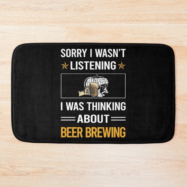 Item preview, Funny Listening Beer Brewing designed and sold by fatherbarliman.