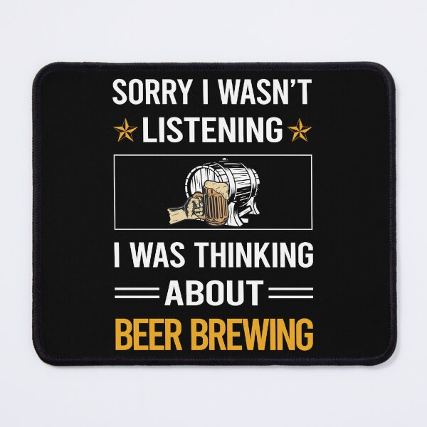 Item preview, Funny Listening Beer Brewing designed and sold by fatherbarliman.
