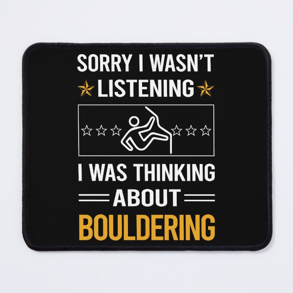 Item preview, Funny Listening Bouldering Rock Climbing designed and sold by fatherbarliman.