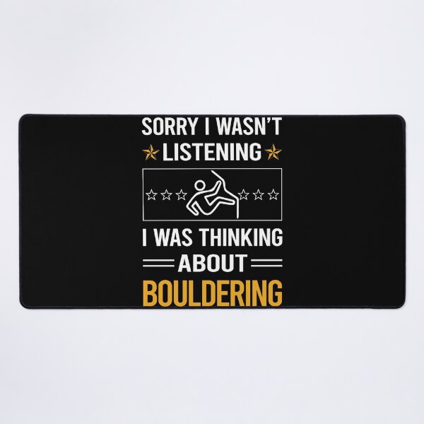 Item preview, Funny Listening Bouldering Rock Climbing designed and sold by fatherbarliman.