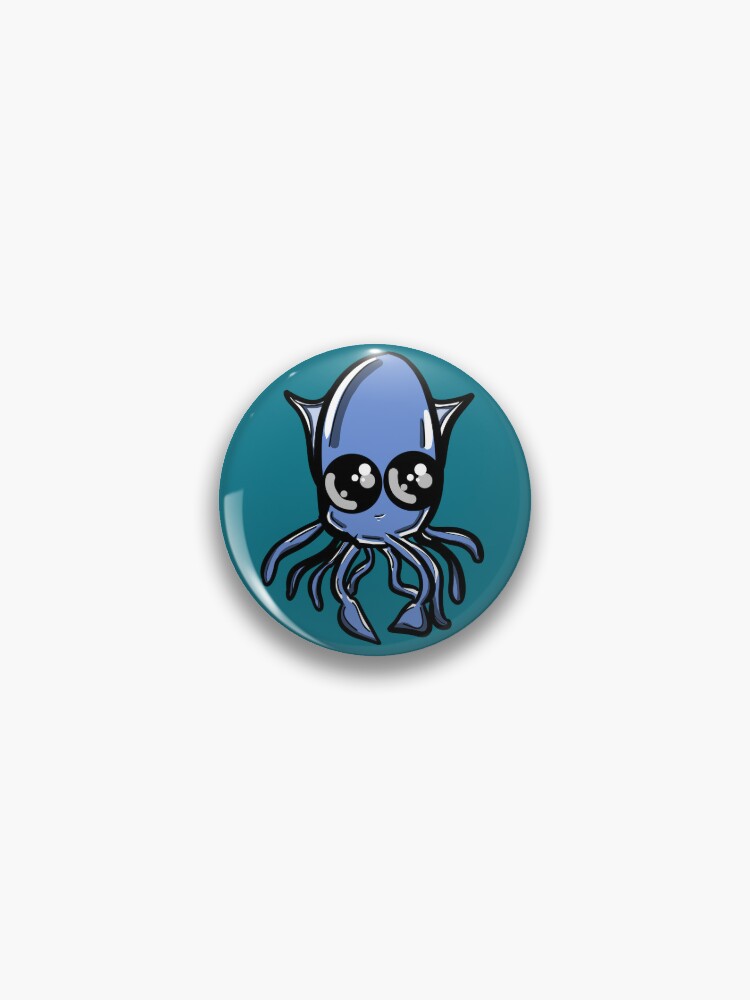 Angry Blue Squid Sticker for Sale by Juliagreen1