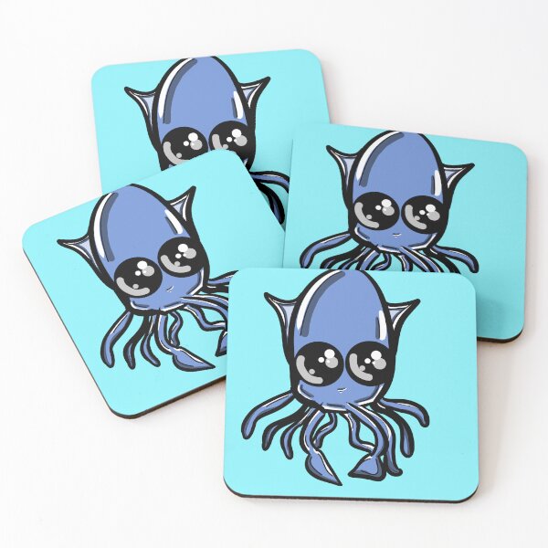 Item preview, Smirking Blue Squid designed and sold by JulesNeerg.