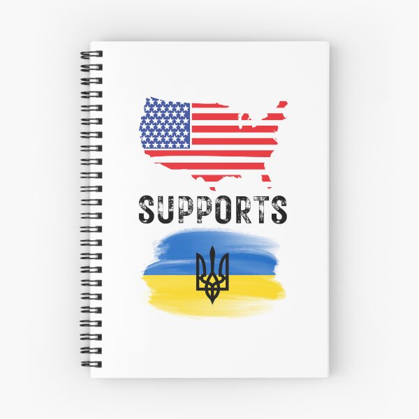 Item preview, USA Supports Ukraine t-Shirt , Support Ukraine designed and sold by zoonix.