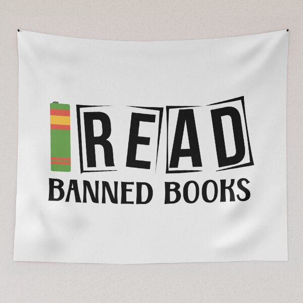 Artikelvorschau, Copy of I Read Banned Books Book lover entworfen und verkauft von Love Between Pages.