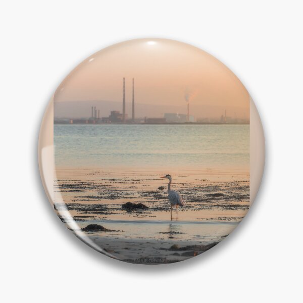 Item preview, Heron Wading in Dublin Bay designed and sold by Paul O'Byrne.