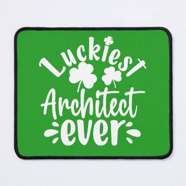 Item preview, Funny St Patrick Day Gift For Architect: Luckiest Architect Ever designed and sold by AMINE ★★★★★.