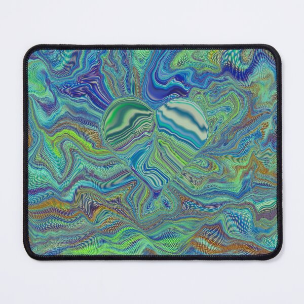 Item preview, Psychadelic Ripples - fluid art, heart, deep sea designed and sold by aadventures.