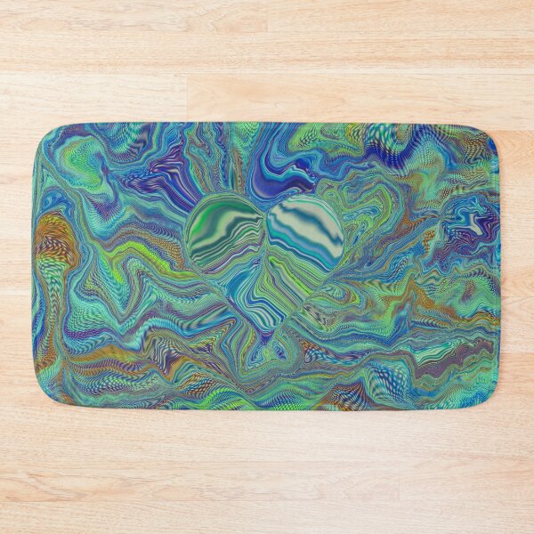 Item preview, Psychadelic Ripples - fluid art, heart, deep sea designed and sold by aadventures.