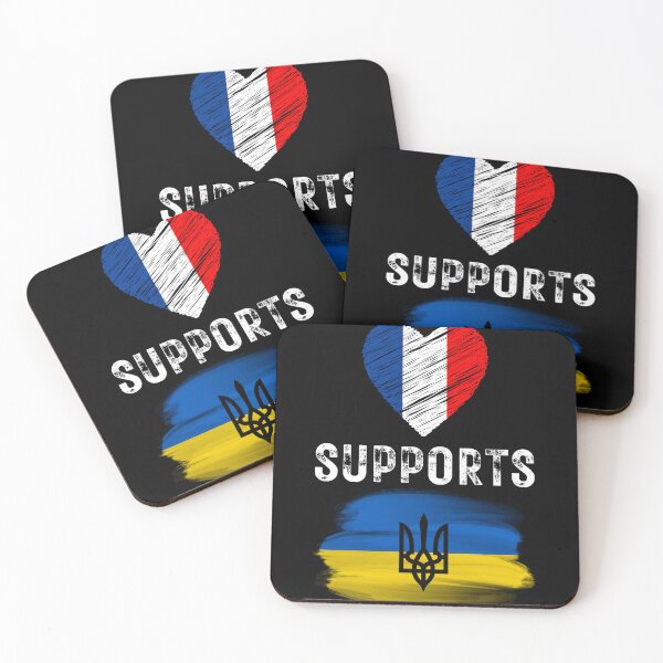 Item preview, France Supports Ukraine t-Shirt , Support Ukraine designed and sold by zoonix.