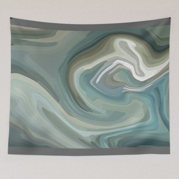 Item preview, Neutral Big Wave Abstract designed and sold by slimbirdy.