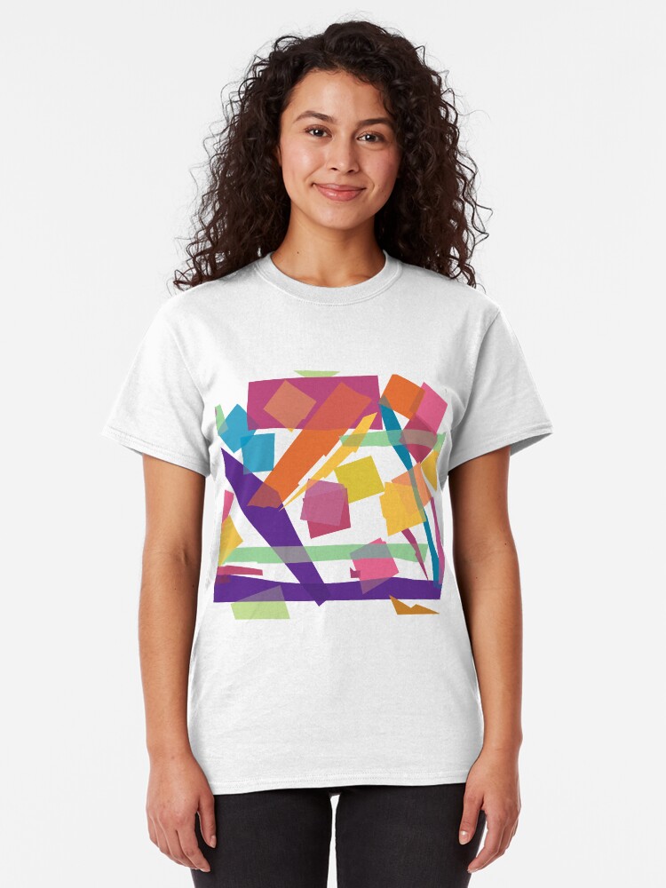 Alternate view of Abstract Uno Classic T-Shirt