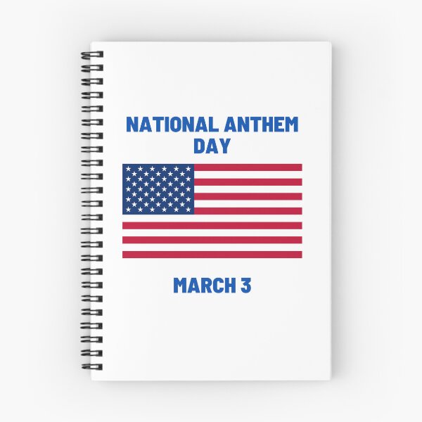 Item preview, National Anthem Day March 3 designed and sold by brady4415.