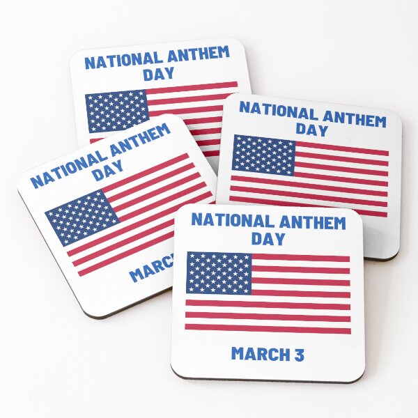 Item preview, National Anthem Day March 3 designed and sold by brady4415.