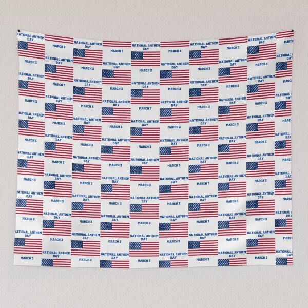 Item preview, National Anthem Day March 3 designed and sold by brady4415.