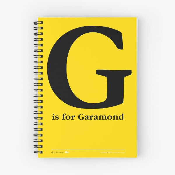 Item preview, G is for Garamond _ alphabet series designed and sold by Nanika-akimoto.