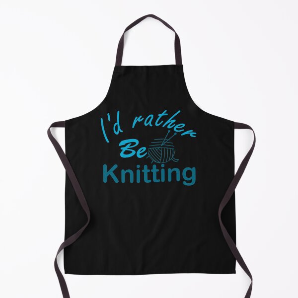 Item preview, I would rather be knitting funny quote designed and sold by Graciouss.