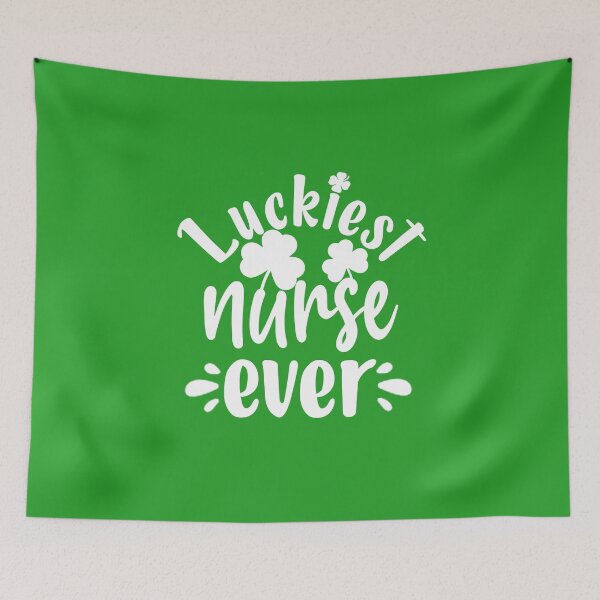 Item preview, Funny St Patrick Day Gift For Nurse: Luckiest Nurse Ever designed and sold by AMINE  ★★★★★.