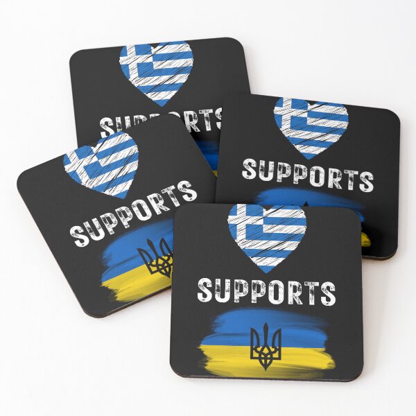 Item preview, Greece Supports Ukraine t-Shirt , Support Ukraine designed and sold by zoonix.