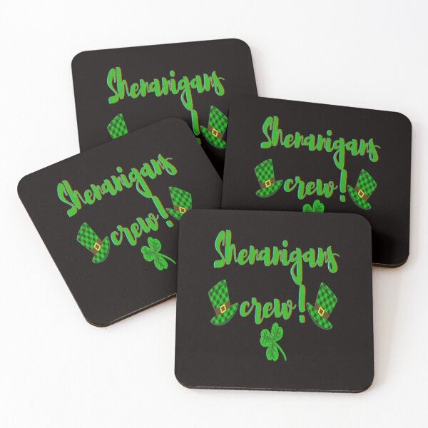 Item preview, Shenanigans Crew Aesthetic Design, Let The Shenanigans Begin, Lucky Shamrock Irish Culture, Shenanigans Squad   designed and sold by Adri Barnard.