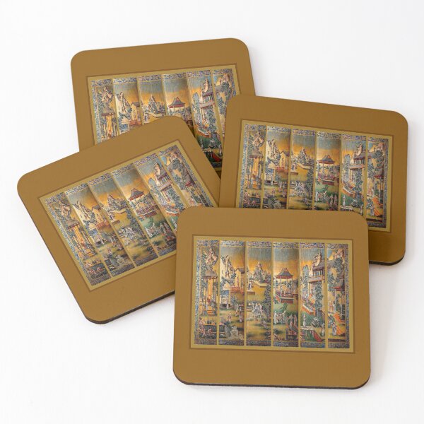 Item preview, "QING DYNASTY" Chinese Ancient Town Print designed and sold by posterbobs.