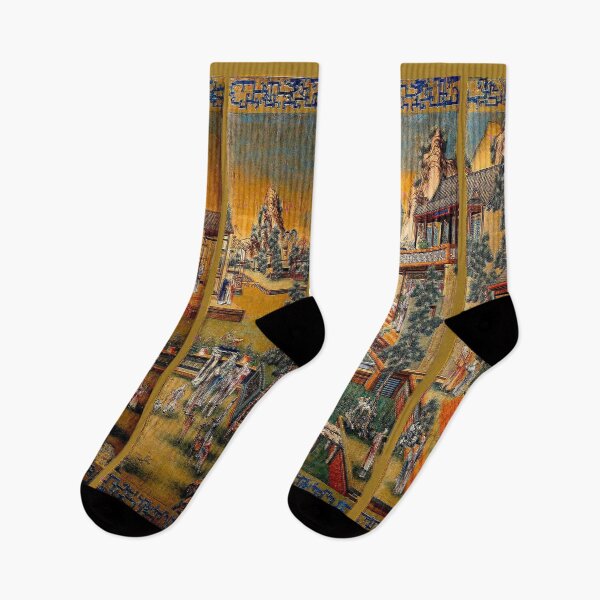 Item preview, "QING DYNASTY" Chinese Ancient Town Print designed and sold by posterbobs.