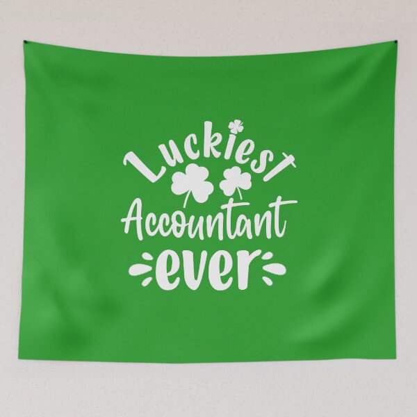 Item preview, Funny St Patrick Day Gift For Accountant: Luckiest Accountant Ever designed and sold by AMINE  ★★★★★.