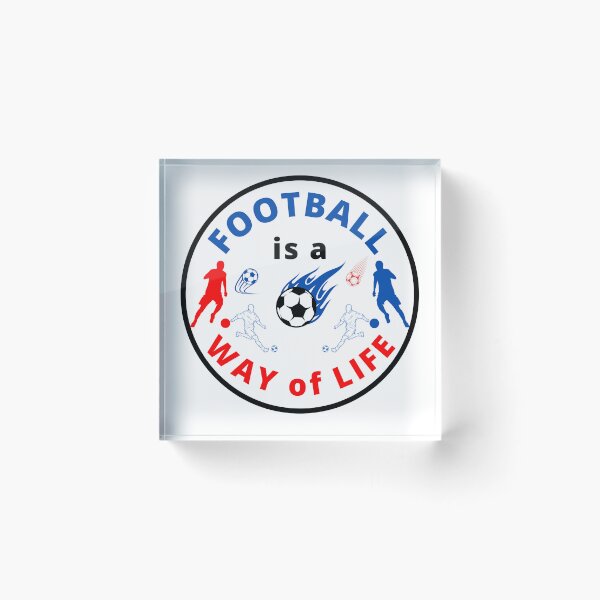 Item preview, Football is a way of life. designed and sold by Design Vibes.