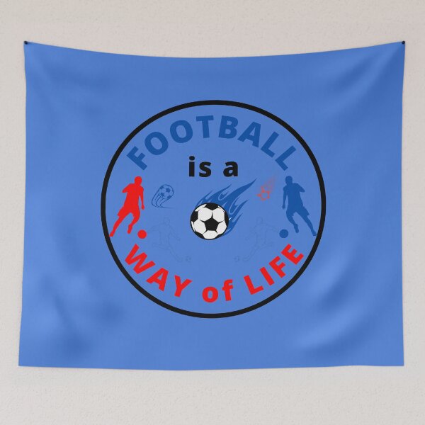 Item preview, Football is a way of life. designed and sold by Design Vibes.