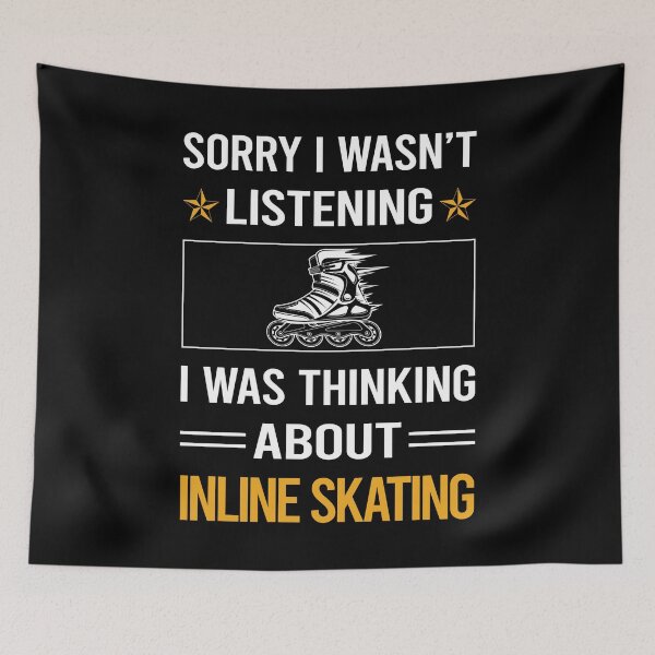 Item preview, Funny Listening Inline Skating Skate Skater designed and sold by jiggleterrified.
