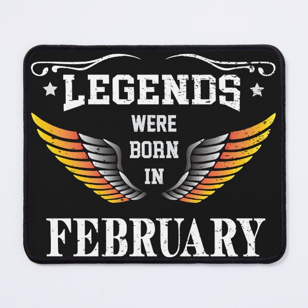 Item preview, Legends were born in February Vintage – February is my birthday  designed and sold by BahaaIB.