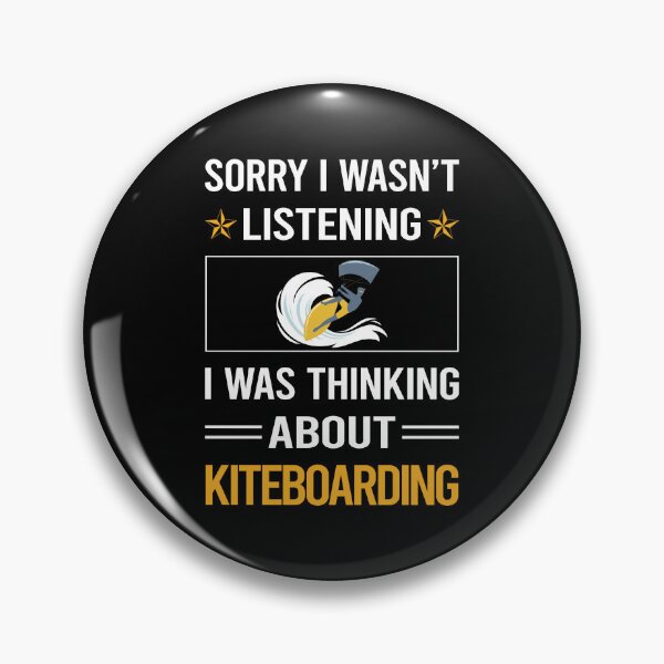 Item preview, Funny Listening Kiteboarding Kiteboard Kiteboarder designed and sold by jiggleterrified.