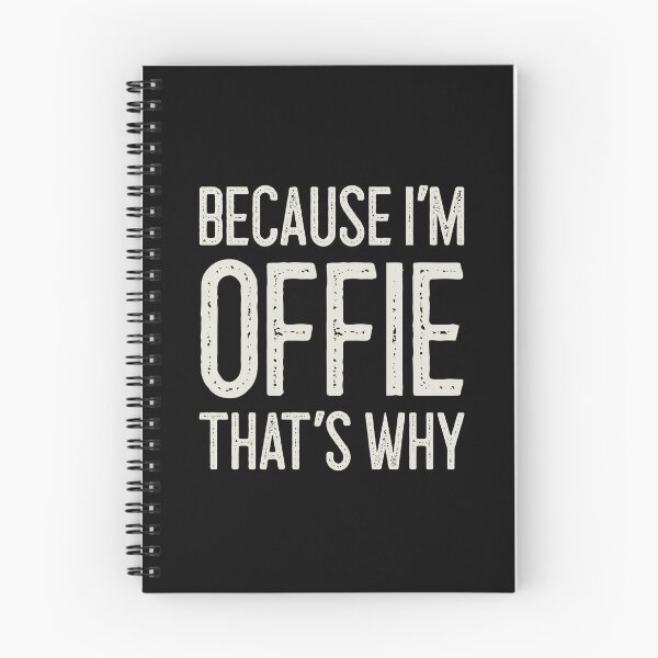 Item preview, Because I’m Offie That’s Why Funny Personalized Name designed and sold by MariosNydras.