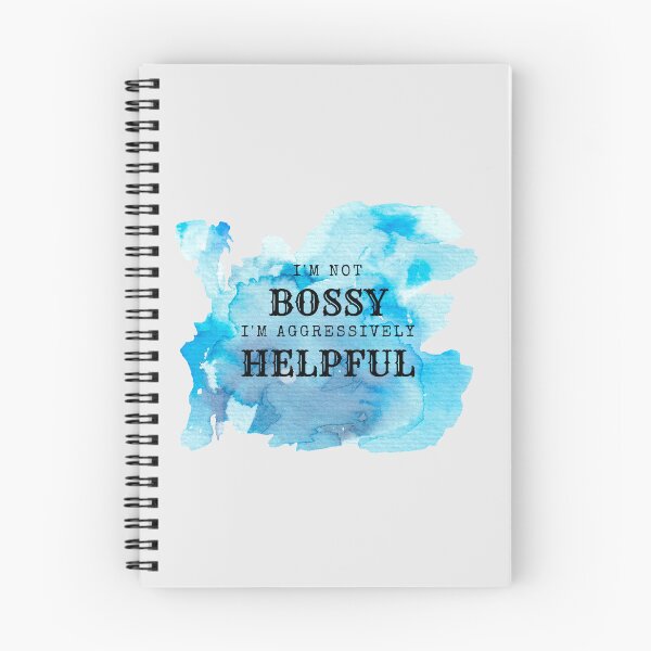 Item preview, I'm Not BOSSY I'm Aggressively HELPFUL by SIMPLE designed and sold by FawadAhmad.