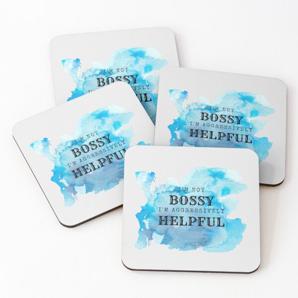 Item preview, I'm Not BOSSY I'm Aggressively HELPFUL by SIMPLE designed and sold by FawadAhmad.