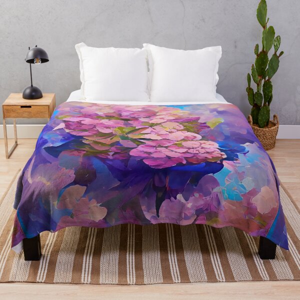 Item preview, Abstract Violet  Hydrangea designed and sold by advanceprintart.