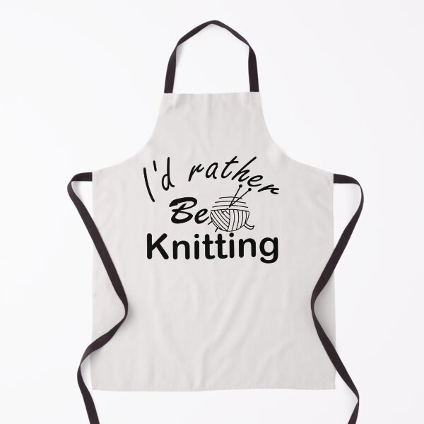 Item preview, I would rather be knitting funny quote designed and sold by Graciouss.